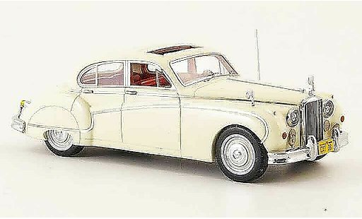 Jaguar MK 9 1/43 Neo creme blanco lhd avec interieur rojo 1960 coche miniatura