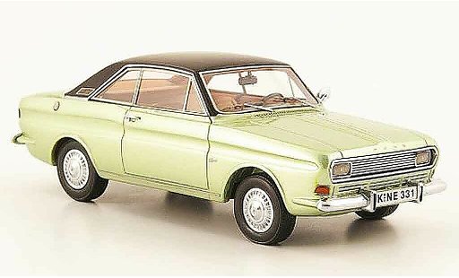 Ford Taunus Berline 1/43 Neo (P6) Coupe verde negro coche miniatura