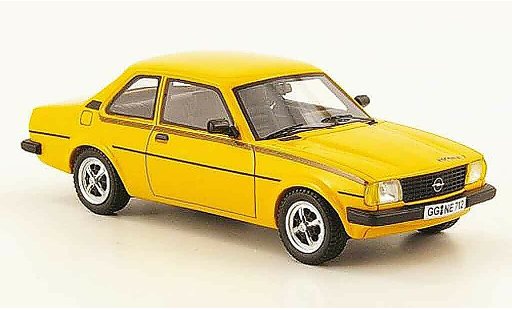 Opel Ascona B Base 1/43 Neo 2.0 j amarillo 1980 coche miniatura