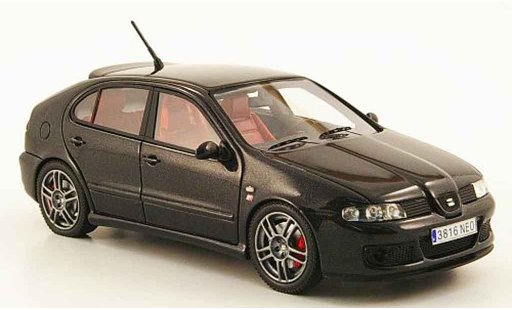 Seat Leon Cupra 1/43 Neo mk1 r negro 2003 coche miniatura