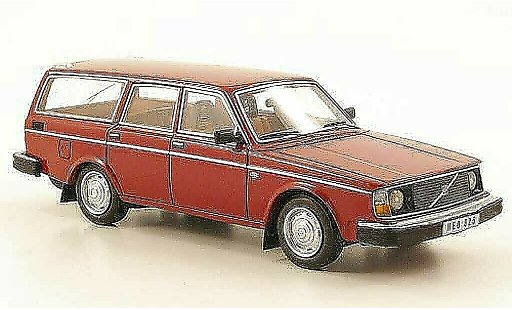 Volvo 245 DL 1/43 Neo negro-rojo 1974 coche miniatura