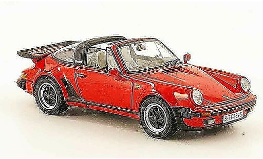 Porsche 911 Turbo 1/43 Neo Targa rojo 1982 coche miniatura