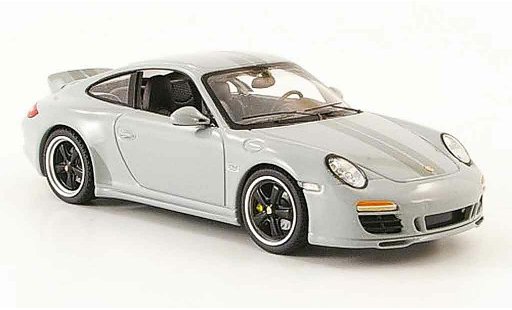Porsche 911 S 1/43 Schuco Carrera Sport Classic gris 2009 coche miniatura
