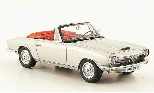 Glas 1300 GT Cabriolet 1/43 Neo Descapotable gris 1966 coche miniatura