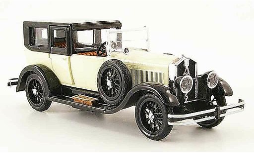 Isotta 8A Limousine 1/43 Rio Fraschini Limusina blanco negro abierto 1924 coche miniatura