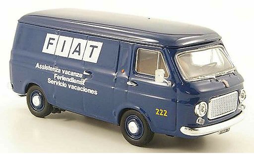 Fiat 238 Van 1/43 Rio furgoneta Feriendienst 1970 coche miniatura