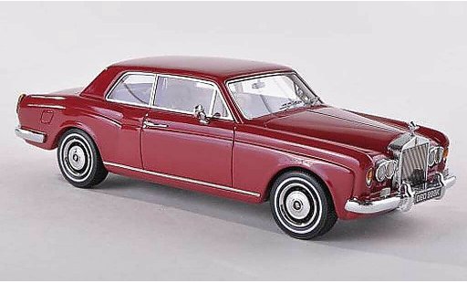 Rolls Royce Corniche FHC 1/43 Neo negro-rojo RHD 1971 coche miniatura