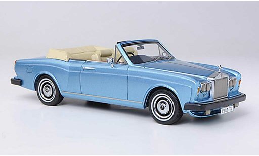 Rolls Royce Corniche DHC 1/43 Neo azul RHD 1977 coche miniatura
