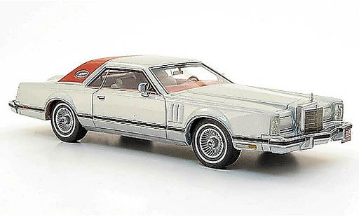 Lincoln Continental 1978 1/43 Neo Mark V Coupe gris /rojo coche miniatura