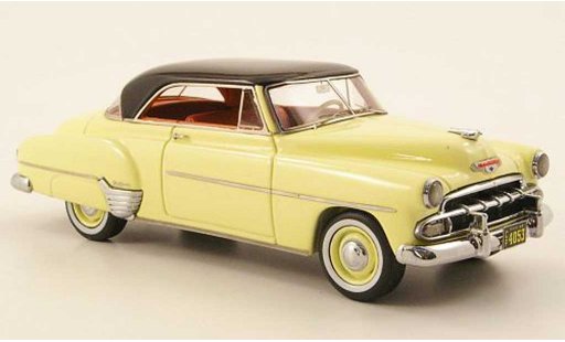 Chevrolet De Luxe Coupe 1/43 American Excellence HT amarillo/negro lim. Aufl. 500 1952 coche miniatura