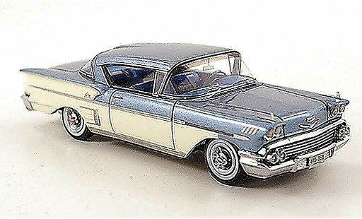 Chevrolet Bel Air Coupe 1/43 Neo 1958 Impala Hardtop azul/Ivoire coche miniatura