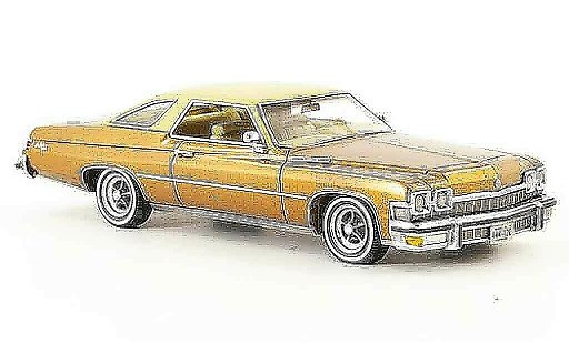 Buick Le Sabre Coupe 1/43 Neo HT marron beige 1974 coche miniatura