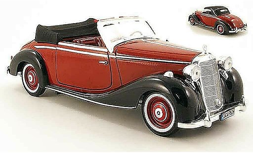 Mercedes 170 Base 1/18 Signature s rojo/negro 1950 coche miniatura