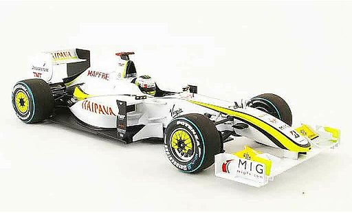 Mercedes F1 2009 1/18 Minichamps brawn gp bgp001 no.22 j.button gp brasilien coche miniatura