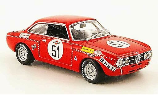 Alfa Romeo Giulia sprint gta 1/43 M4 GTAm no.51 dini dona spa 1973 coche miniatura