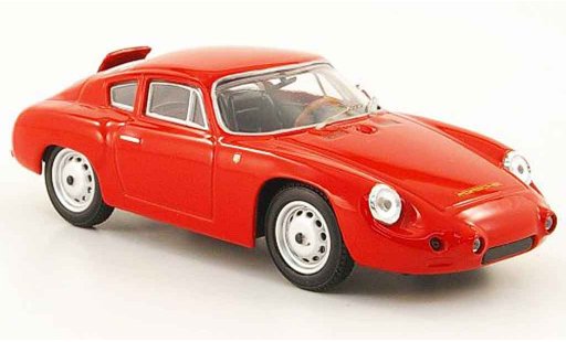Porsche Abarth Base 1/43 Best rojo Strassenversion 1960 coche miniatura