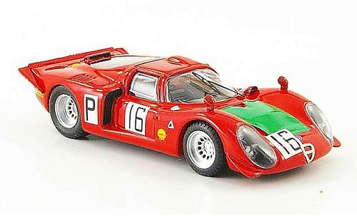 Alfa Romeo 33.2 prototipo 1/43 Best 1968 no.16 giunti galli nurburgring coche miniatura