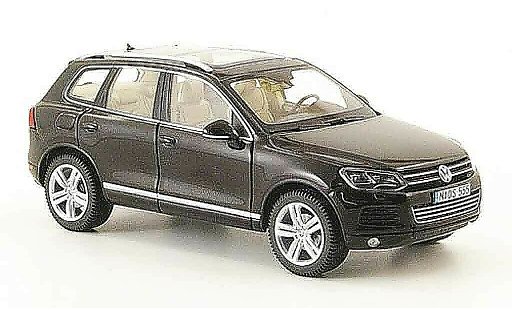Volkswagen Touareg Base 1/43 Schuco ii negro 2010 coche miniatura