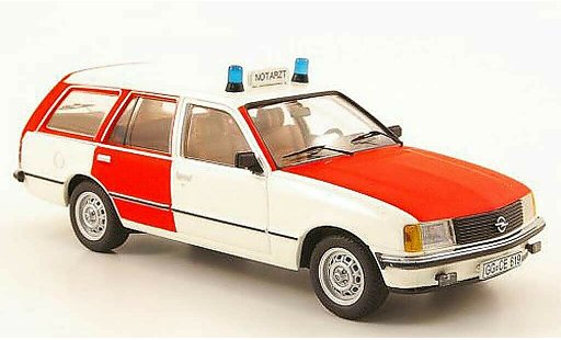Opel Rekord E 1/43 Schuco Caravan Notarzt coche miniatura