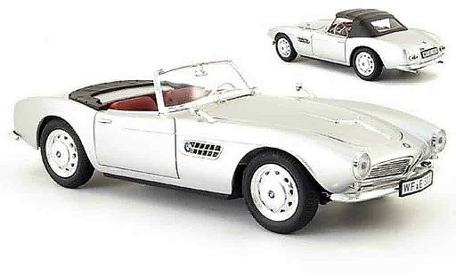 Bmw 507 cabriolet 1/18 Revell gris 1955 coche miniatura