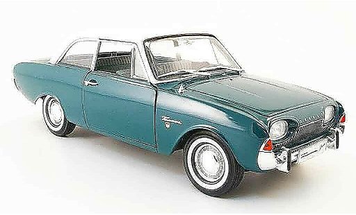 Ford Taunus 17M P3 1/18 Revell 17 m () verde/blanco badewanne 1960 coche miniatura