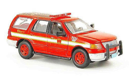 Ford Expedition Pompiers 1/43 Gearbox Boston Fire Dept. pompier coche miniatura