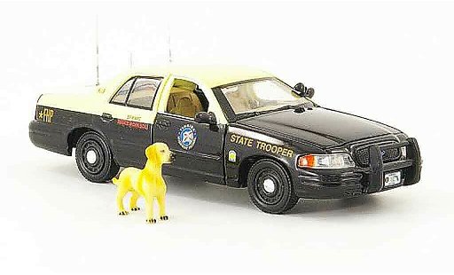 Ford Crown Police Interceptor 1/43 First Response Victoria Florida Highway Patrol K 9 coche miniatura