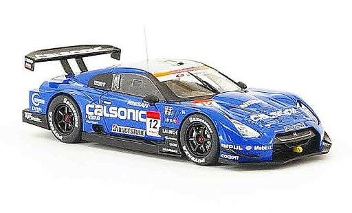 Nissan Skyline R35 1/43 Ebbro GT R No.12 Calsonic Super GT 2008 coche miniatura