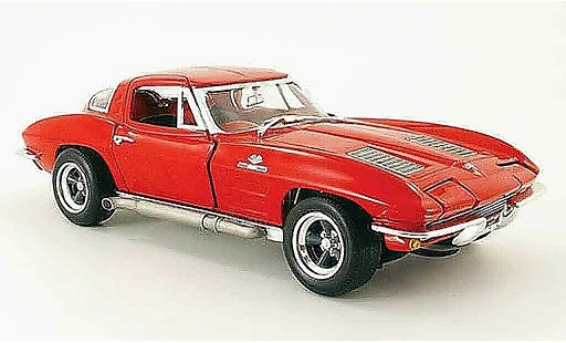 Chevrolet Corvette Coupe 1/18 Johnny Lightning C2 rojo 1963 coche miniatura