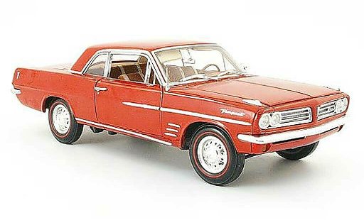 Pontiac Tempest Coupe 1/18 Highway 61 rot-marron 1963 coche miniatura