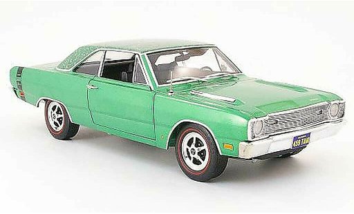 Dodge Dart 1969 1/18 Highway 61 swinger verde blumenmuster mod-top coche miniatura
