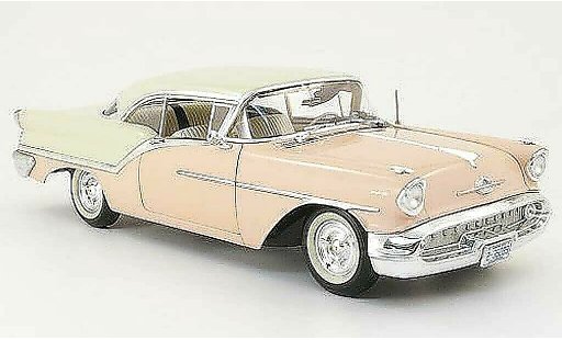 Oldsmobile Super 88 Base 1/18 Highway 61 rosa/beige 1957 coche miniatura