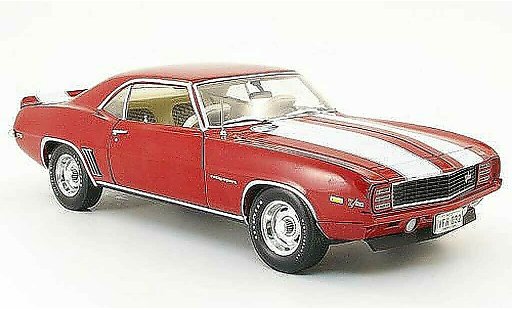 Chevrolet Camaro Z28 1/18 Highway 61 rs rojo/blanco 1969 coche miniatura