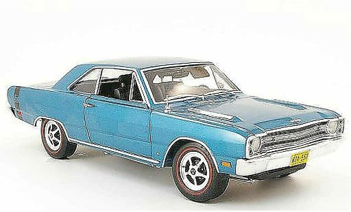 Dodge Dart 1968 1/18 Highway 61 gts azul coche miniatura