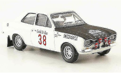 Ford Escort MK1 1/43 Trofeu No.38 ganador 1000 Lakes Rally 1968 coche miniatura