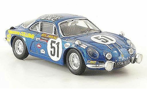 Alpine A110 rallye 1/43 Trofeu No.51 24h Le Mans 1968 B.Collomb / F.Lacarreau coche miniatura
