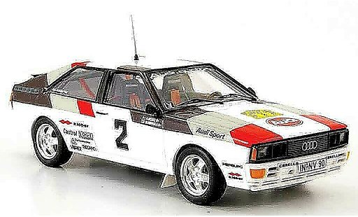 Audi Quattro rallye 1/43 Trofeu No.2 Mikkola Hertz Suecia Rally 1981 coche miniatura