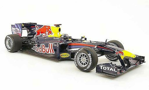 Renault F1 2010 1/18 Minichamps red bull racing rb6 no.5 red bull s.vettel f1 saison coche miniatura