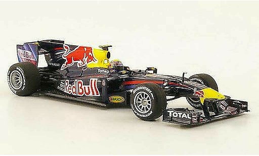 Renault F1 2010 1/43 Minichamps Red Bull RB6 No.6 M.Webber Saison coche miniatura