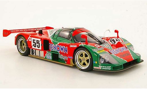 Mazda 787B Base 1/18 Autoart No.55 Renown Weidler / Herbert / Gachot 24h Le Mans 1991 20th aniversario Edition coche miniatura