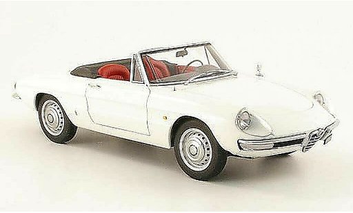 Alfa Romeo Spider Duetto 1600 1/18 Autoart duetto spider blanco 1966 coche miniatura