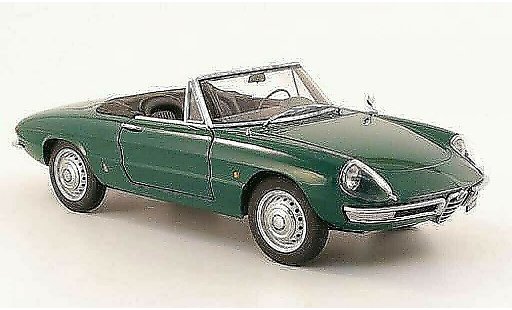 Alfa Romeo Spider Duetto 1600 1/18 Autoart duetto spider verde 1966 coche miniatura