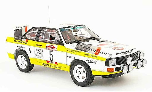 Audi Sport Quattro rallye 1/18 Autoart no.5 san remo 1984 coche miniatura