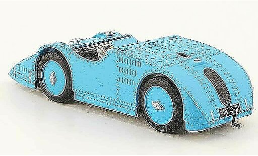 Bugatti 32 grand prix 1/43 Brumm tank azul projootipo 1923 coche miniatura