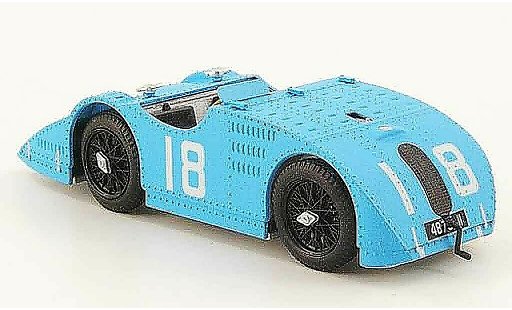 Bugatti 32 grand prix 1/43 Brumm tipoe tank no.18 b. de cystria gp frankreich 1923 coche miniatura
