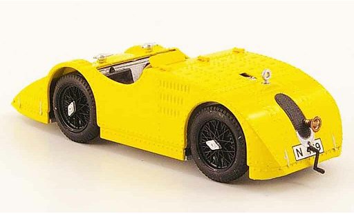 Bugatti 32 grand prix 1/43 Brumm tank amarillo contessa elizabeth junek (cz) 1923 coche miniatura