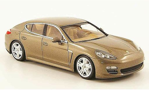 Porsche Panamera 4 1/43 Minichamps 4 beige 2010 coche miniatura