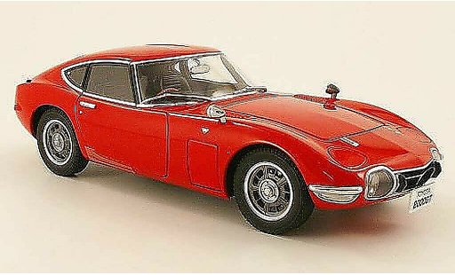 Toyota 2000 GT 1967 1/18 Autoart coupe rojo 1965 coche miniatura