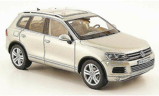 Volkswagen Touareg Base 1/43 Schuco gris 2010 coche miniatura