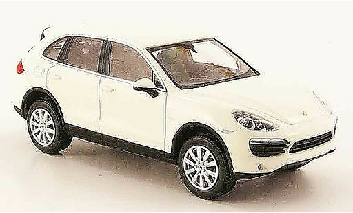 Porsche Cayenne S 1/43 Minichamps hybrid blanco 2010 coche miniatura